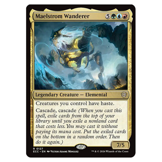 Maelstrom Wanderer 0127 card from the Magic The Gathering set Lorwyn Eclipsed Commander