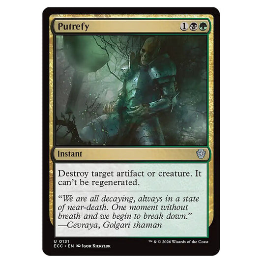 Putrefy 0131 card from the Magic The Gathering set Lorwyn Eclipsed Commander