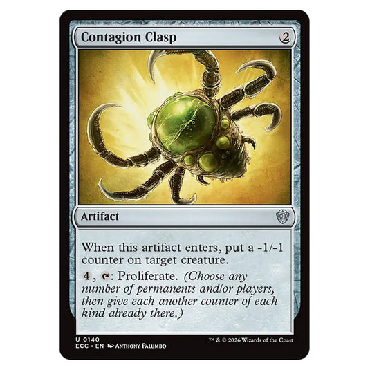 Contagion Clasp 0140 card from the Magic The Gathering set Lorwyn Eclipsed Commander