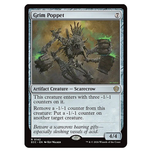 Grim Poppet 0142 card from the Magic The Gathering set Lorwyn Eclipsed Commander
