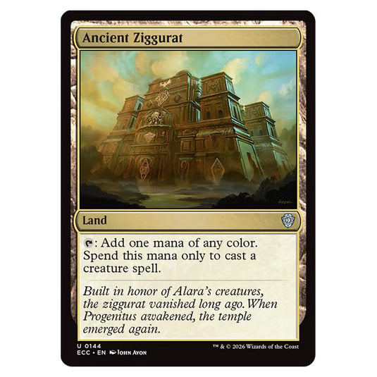 Ancient Ziggurat 0144 card from the Magic The Gathering set Lorwyn Eclipsed Commander