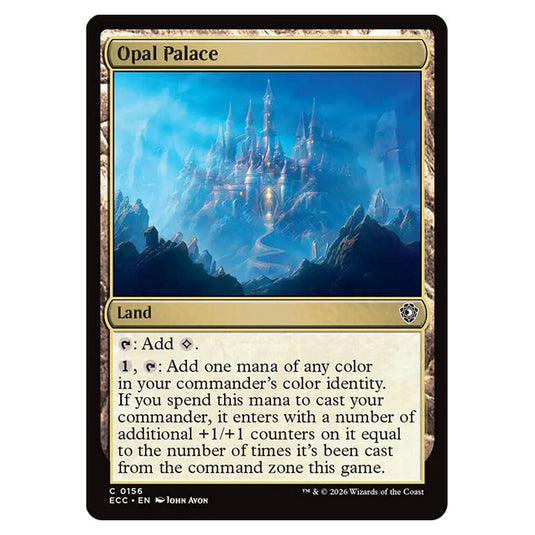 Opal Palace 0156 card from the Magic The Gathering set Lorwyn Eclipsed Commander