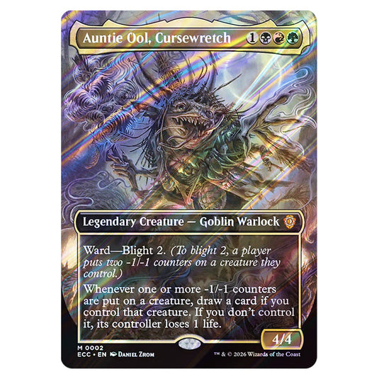 Auntie Ool, Cursewretch 0002 card from the Magic The Gathering set Lorwyn Eclipsed Commander