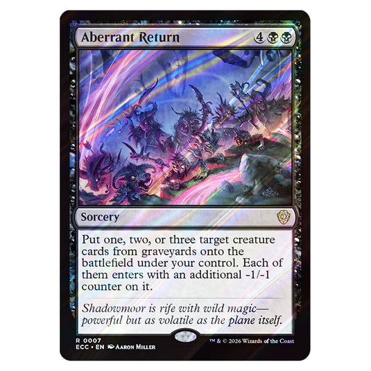 Aberrant Return 0007 card from the Magic The Gathering set Lorwyn Eclipsed Commander