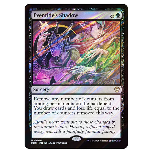 Eventide's Shadow 0008 card from the Magic The Gathering set Lorwyn Eclipsed Commander