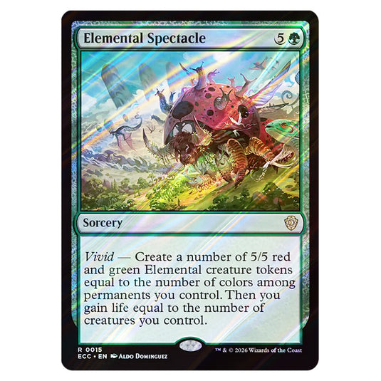 Elemental Spectacle 0015 card from the Magic The Gathering set Lorwyn Eclipsed Commander