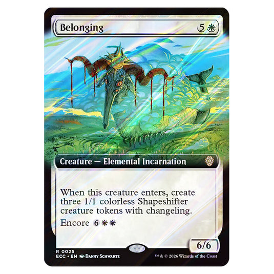 Belonging 0025 card from the Magic The Gathering set Lorwyn Eclipsed Commander