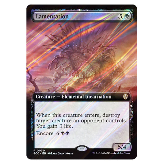 Lamentation 0030 card from the Magic The Gathering set Lorwyn Eclipsed Commander