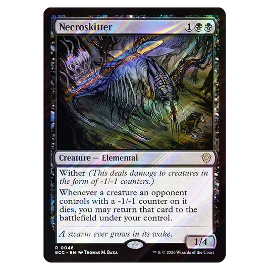 Necroskitter 0048 card from the Magic The Gathering set Lorwyn Eclipsed Commander