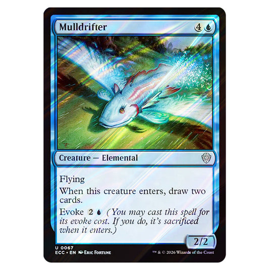 Mulldrifter 0067 card from the Magic The Gathering set Lorwyn Eclipsed Commander