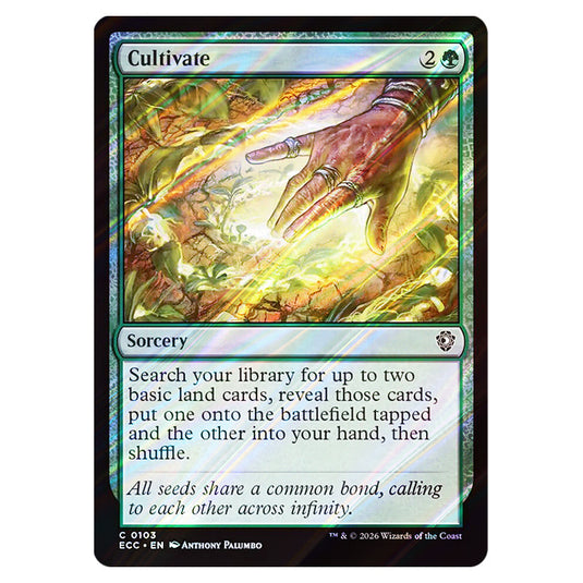Cultivate 0103 card from the Magic The Gathering set Lorwyn Eclipsed Commander