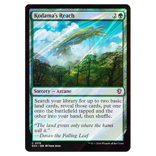 Kodama's Reach 0113 card from the Magic The Gathering set Lorwyn Eclipsed Commander