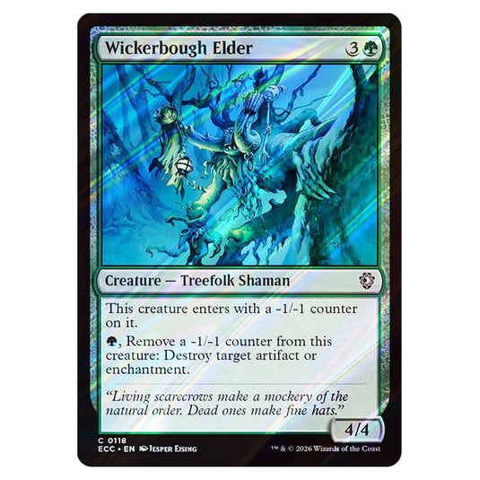 Wickerbough Elder 0118 card from the Magic The Gathering set Lorwyn Eclipsed Commander
