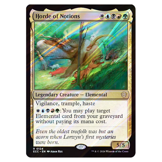 Horde of Notions 0124 card from the Magic The Gathering set Lorwyn Eclipsed Commander