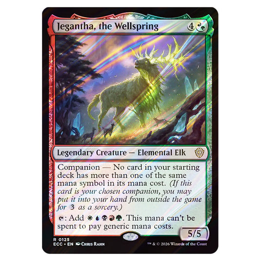 Jegantha, the Wellspring 0125 card from the Magic The Gathering set Lorwyn Eclipsed Commander