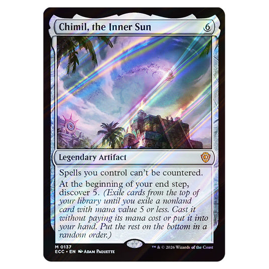 Chimil, the Inner Sun 0137 card from the Magic The Gathering set Lorwyn Eclipsed Commander