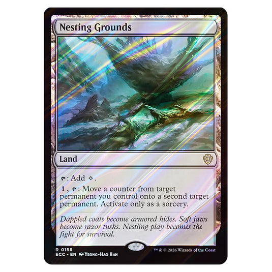 Nesting Grounds 0155 card from the Magic The Gathering set Lorwyn Eclipsed Commander