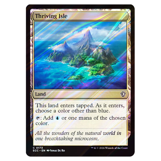 Thriving Isle 0173 card from the Magic The Gathering set Lorwyn Eclipsed Commander
