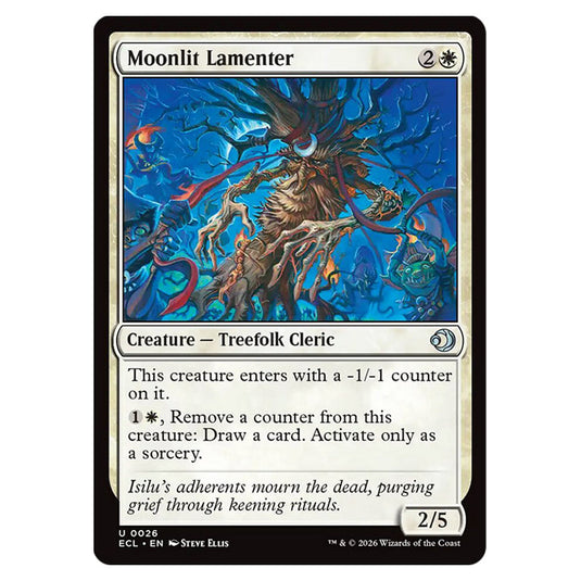 Moonlit Lamenter 0026 card from the Magic The Gathering set Lorwyn Eclipsed