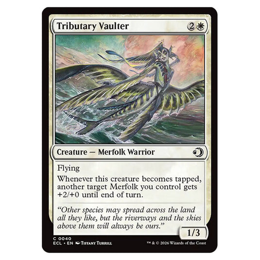 Tributary Vaulter 0040 card from the Magic The Gathering set Lorwyn Eclipsed