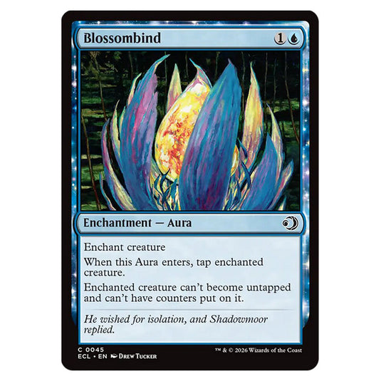 Blossombind 0045 card from the Magic The Gathering set Lorwyn Eclipsed