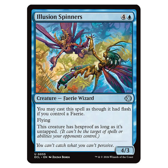 Illusion Spinners 0055 card from the Magic The Gathering set Lorwyn Eclipsed