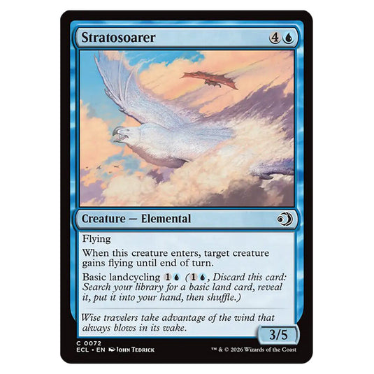 Stratosoarer 0072 card from the Magic The Gathering set Lorwyn Eclipsed