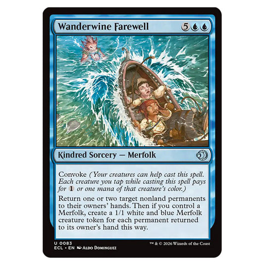 Wanderwine Farewell 0083 card from the Magic The Gathering set Lorwyn Eclipsed