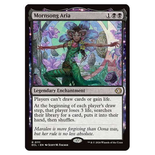 Mornsong Aria 0111 card from the Magic The Gathering set Lorwyn Eclipsed