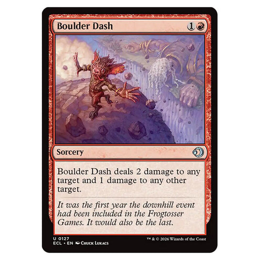 Boulder Dash 0127 card from the Magic The Gathering set Lorwyn Eclipsed