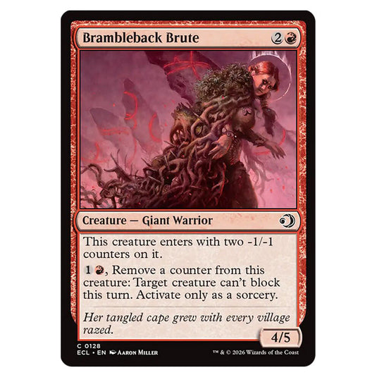 Brambleback Brute 0128 card from the Magic The Gathering set Lorwyn Eclipsed