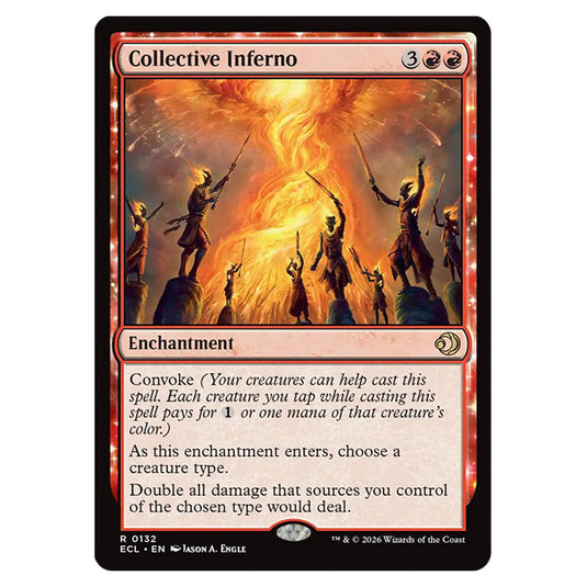 Collective Inferno 0132 card from the Magic The Gathering set Lorwyn Eclipsed