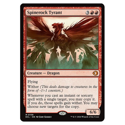 Spinerock Tyrant 0159 card from the Magic The Gathering set Lorwyn Eclipsed