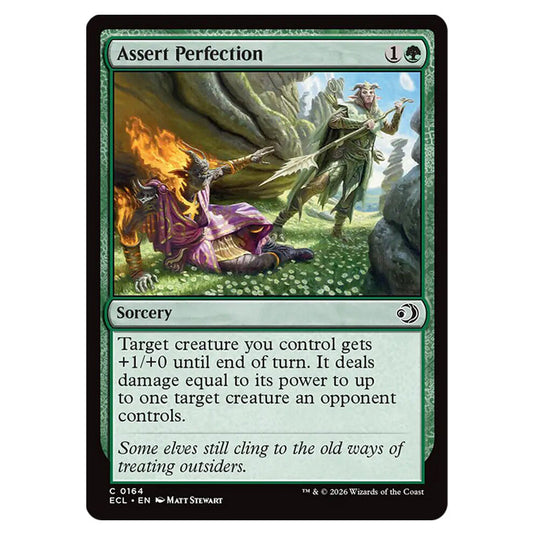 Assert Perfection 0164 card from the Magic The Gathering set Lorwyn Eclipsed