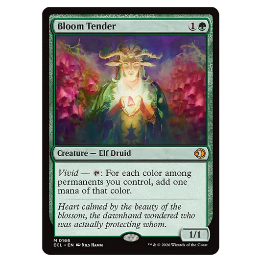 Bloom Tender 0166 card from the Magic The Gathering set Lorwyn Eclipsed
