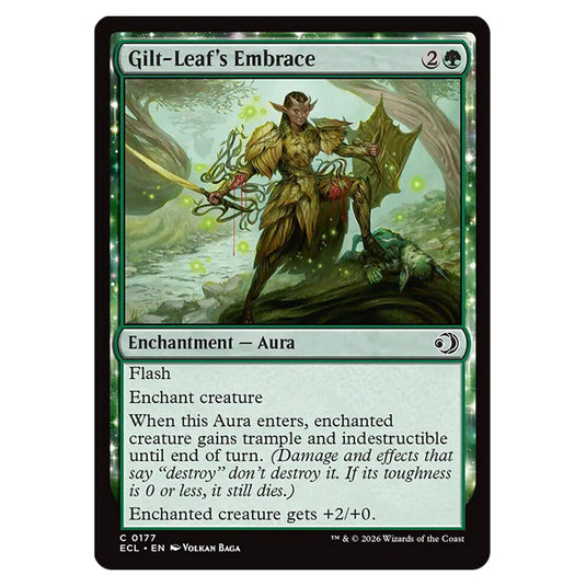Gilt-Leaf's Embrace 0177 card from the Magic The Gathering set Lorwyn Eclipsed