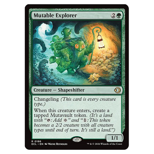 Mutable Explorer 0186 card from the Magic The Gathering set Lorwyn Eclipsed
