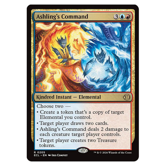 Ashling's Command 0205 card from the Magic The Gathering set Lorwyn Eclipsed