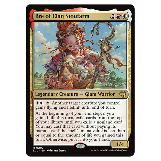 Bre of Clan Stoutarm 0207 card from the Magic The Gathering set Lorwyn Eclipsed