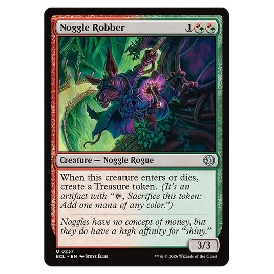 Noggle Robber 0237 card from the Magic The Gathering set Lorwyn Eclipsed