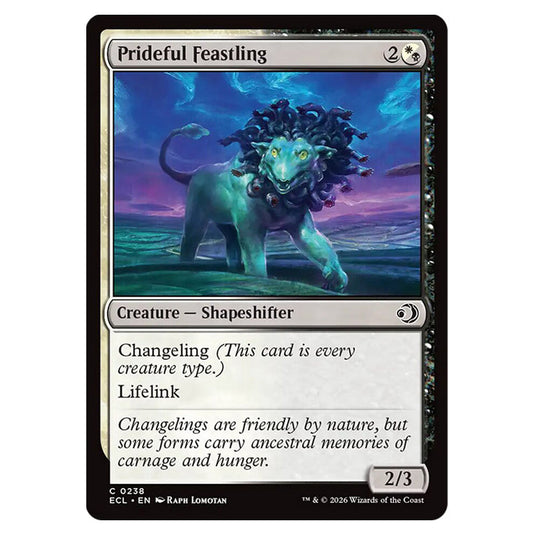 Prideful Feastling 0238 card from the Magic The Gathering set Lorwyn Eclipsed