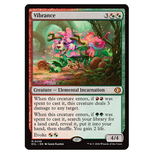 Vibrance 0249 card from the Magic The Gathering set Lorwyn Eclipsed