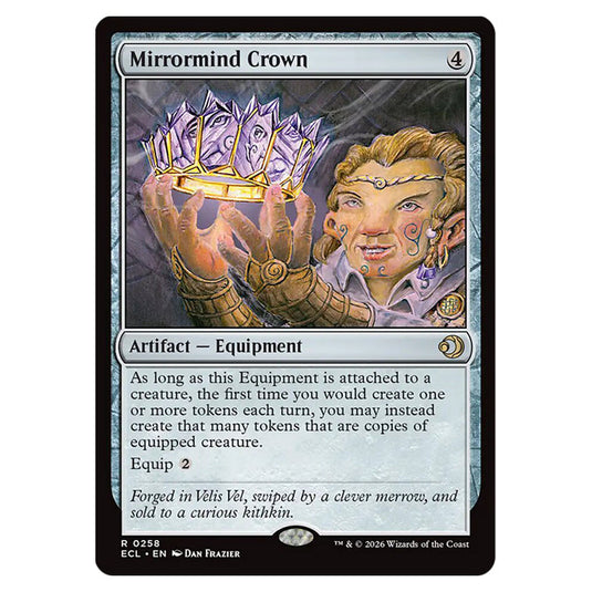 Mirrormind Crown 0258 card from the Magic The Gathering set Lorwyn Eclipsed