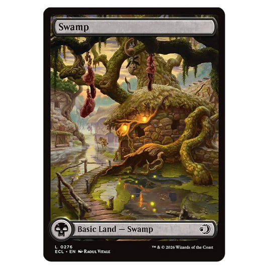 Swamp 0276 card from the Magic The Gathering set Lorwyn Eclipsed