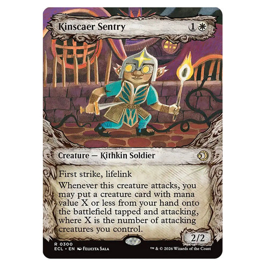Kinscaer Sentry 0300 card from the Magic The Gathering set Lorwyn Eclipsed