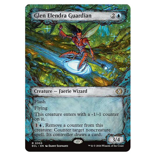 Glen Elendra Guardian 0305 card from the Magic The Gathering set Lorwyn Eclipsed