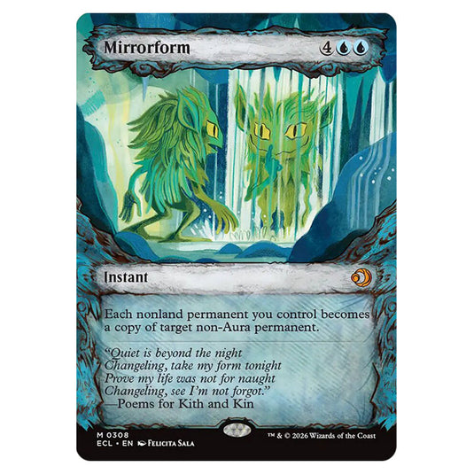 Mirrorform 0308 card from the Magic The Gathering set Lorwyn Eclipsed
