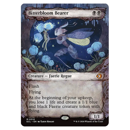 Bitterbloom Bearer 0310 card from the Magic The Gathering set Lorwyn Eclipsed