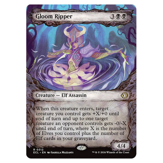 Gloom Ripper 0312 card from the Magic The Gathering set Lorwyn Eclipsed