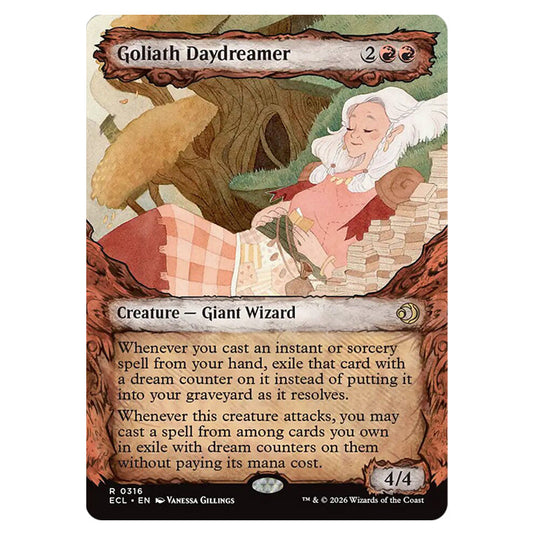 Goliath Daydreamer 0316 card from the Magic The Gathering set Lorwyn Eclipsed